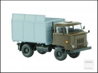 Hädl 121071-16 - TT - IFA L 60 Allrad, Ballonräder, Schwerhäckselaufbau - Mahagonibraun